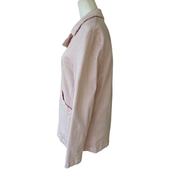 Frank & Eileen Belfast Peacoat Lightweight Jacket in Ballet Pink Size Small - Picture 5 of 15